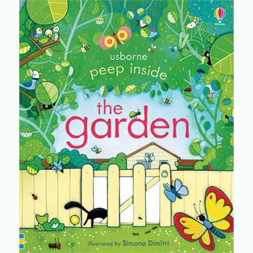 《出清》Usborne Peep Inside The Garden 硬頁翻翻書(窺看花園)＊夏日微風＊