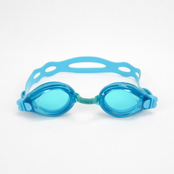Sable [SB605] 黑貂兒童泳鏡 蛙鏡 矽膠頭戴 泳池 戲水 訓練 藍 福利品