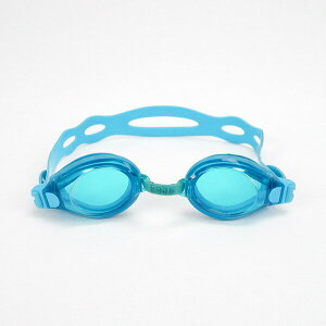 Sable [SB605] 黑貂兒童泳鏡 蛙鏡 矽膠頭戴 泳池 戲水 訓練 藍 福利品