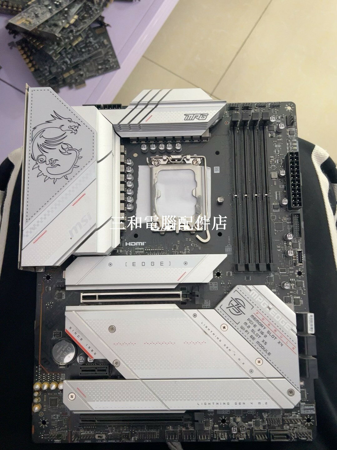 微星 MPG Z790 EDGE WIFI 刀鋒鈦 主機板 實物拍攝 所見即所得 官方質保 店舖保障