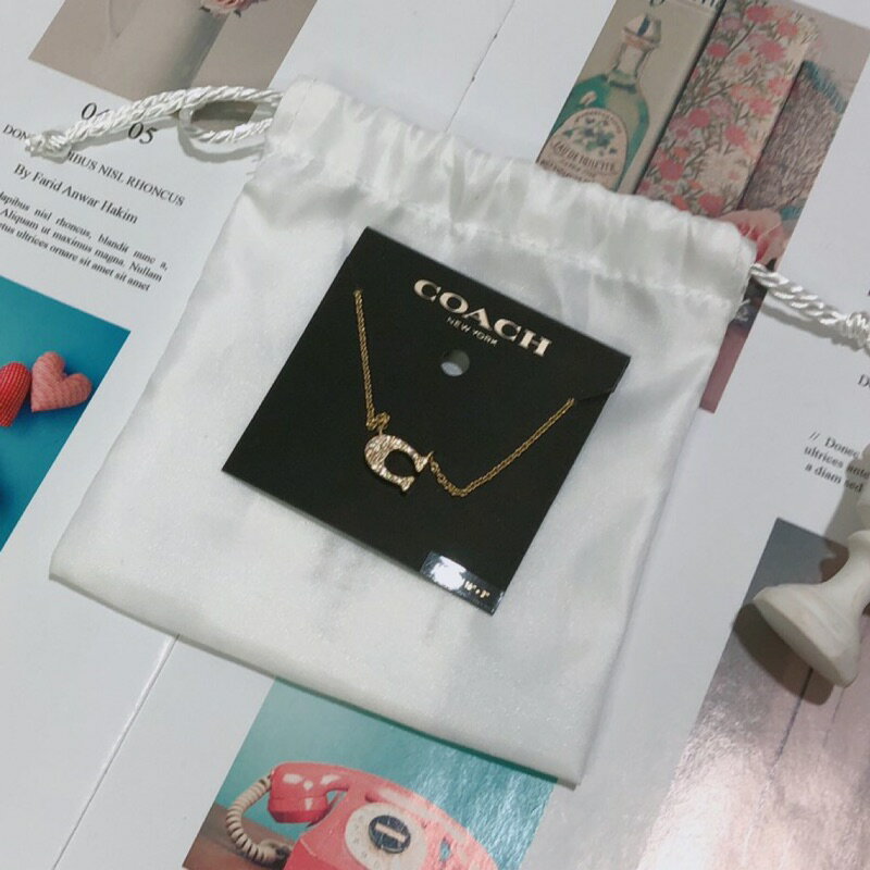 美國代購 臺灣現貨 Coach 馬蹄項鍊【送禮精選★APP下單點數4倍送】