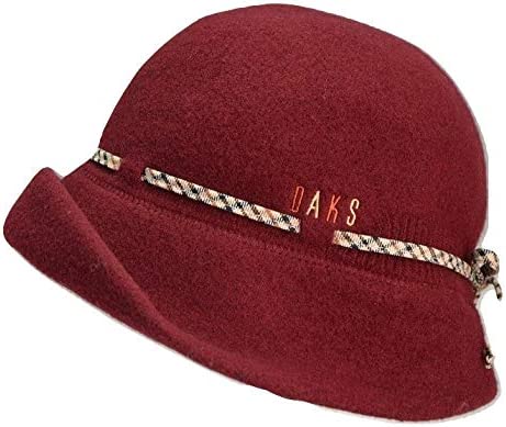 DAKS【日本代購】羊毛女士帽 秋冬款 日本製 紅色 - D8115