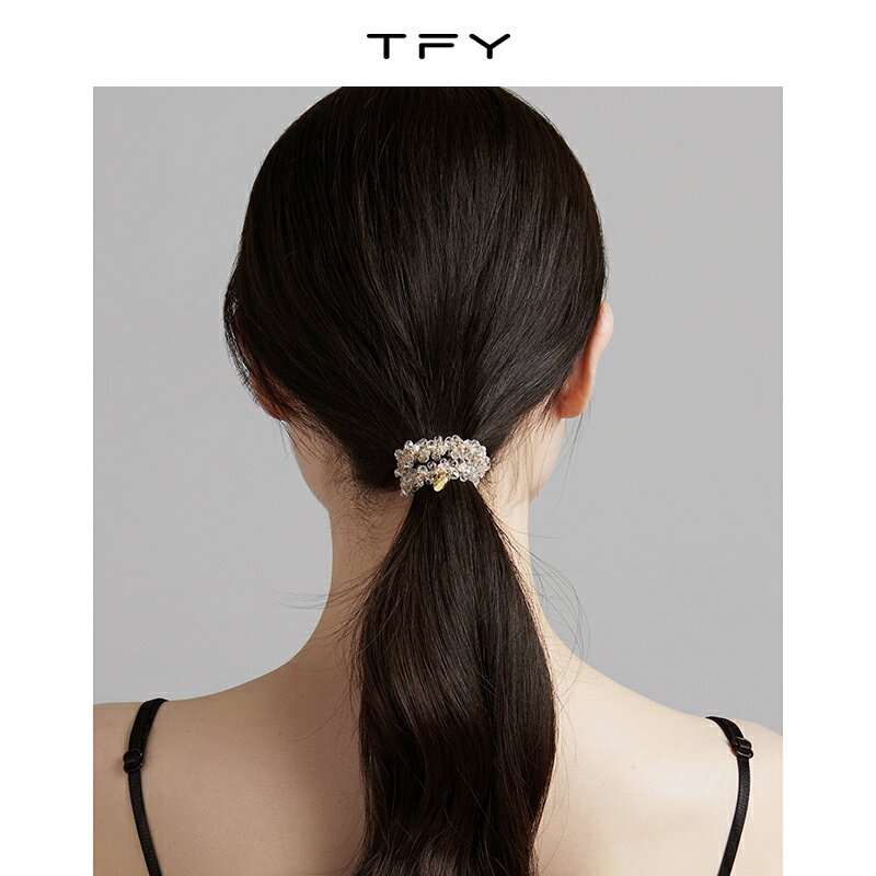 TFY韓國氣質頭繩發飾發圈女發繩綁發夏季手鏈兩用頭飾網紅ins頭飾