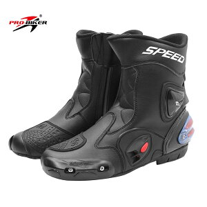 新品上新PRO-BIKER Speed 摩托車鞋子賽車長靴越野靴競賽鞋越野騎士靴A004 雙十一購物節