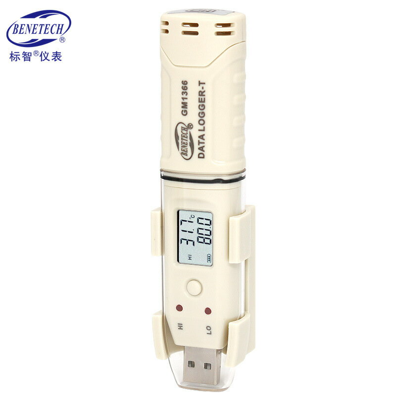 溫濕計 濕度記錄儀 標智數字溫 室內環境溫濕度檢測儀記錄器帶報警 4