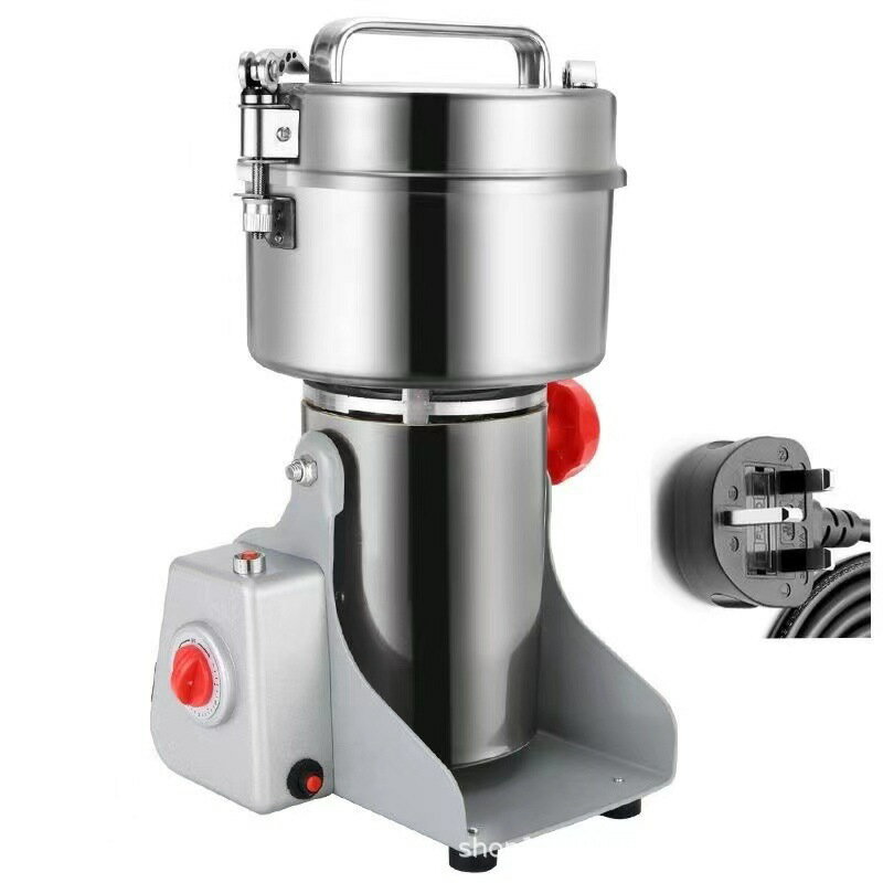 美規歐規110V中藥材打粉碎機超細研磨機家用小型打粉機磨粉機【北歐家居生活】