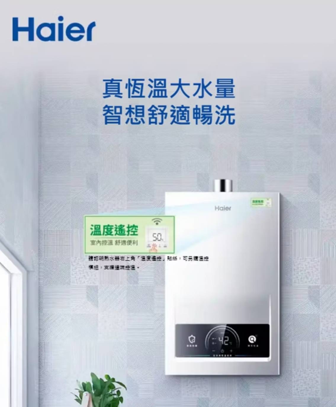海爾 Haier 18L 五段火排 數位恆溫 強排熱水器 JSQ37-18DC3 Pro 可加購溫控器 高雄永興照明廚衛【領券滿額再折千6/30止】