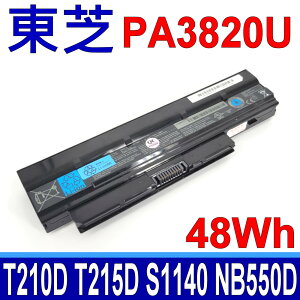 TOSHIBA PA3820U 6芯 電池 T210D T215D T230 T230D T235 NB550D