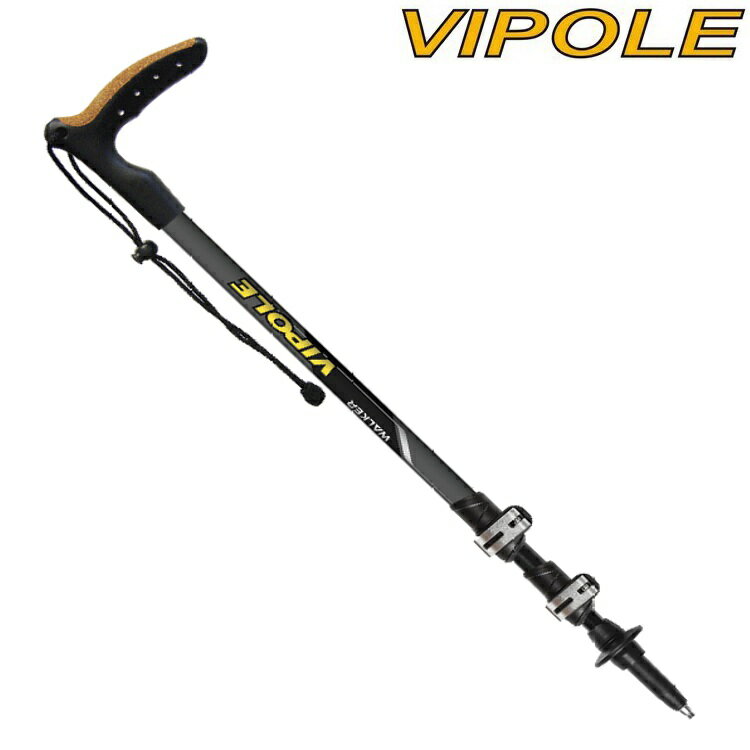 VIPOLE 義大利 WALKER QL100 拐杖型鋁合金雙快調登山杖 VI-S1845