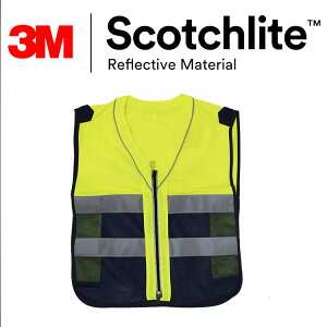 透氣舒適反光安全警察背心 3M Scotchlite Safetylite