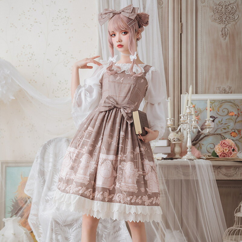 美琪 日常少女公主裙洛麗塔豌豆姬的考驗原創lolita洋裝連衣裙