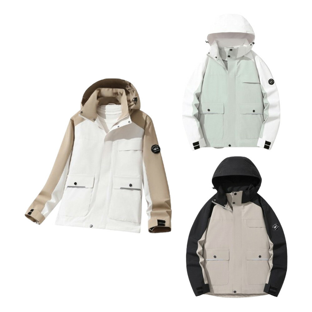 【悠行嚴選 YUGO】秋冬新款衝鋒衣/防潑水防風機能外套/男女同款