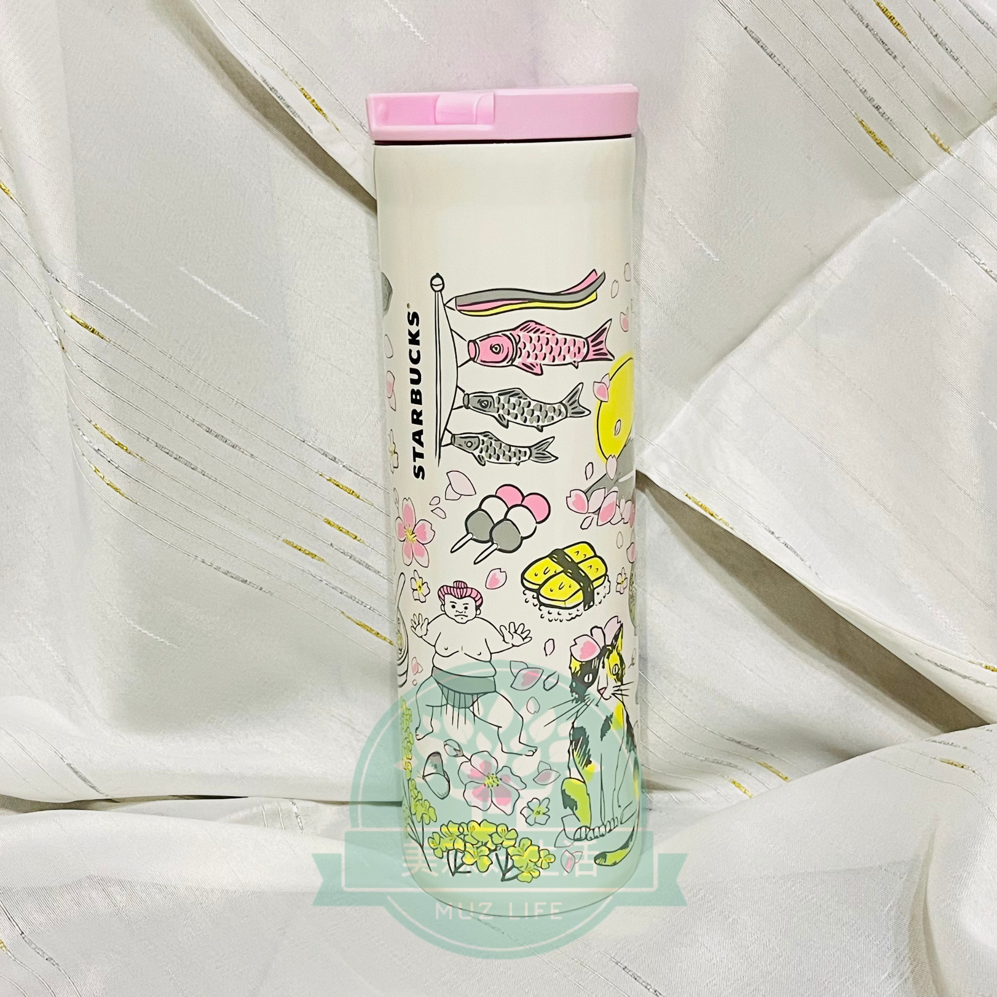 日本代購 - 星巴克 Been There 日本JAPAN2022春季粉紅特別版不鏽鋼保溫瓶