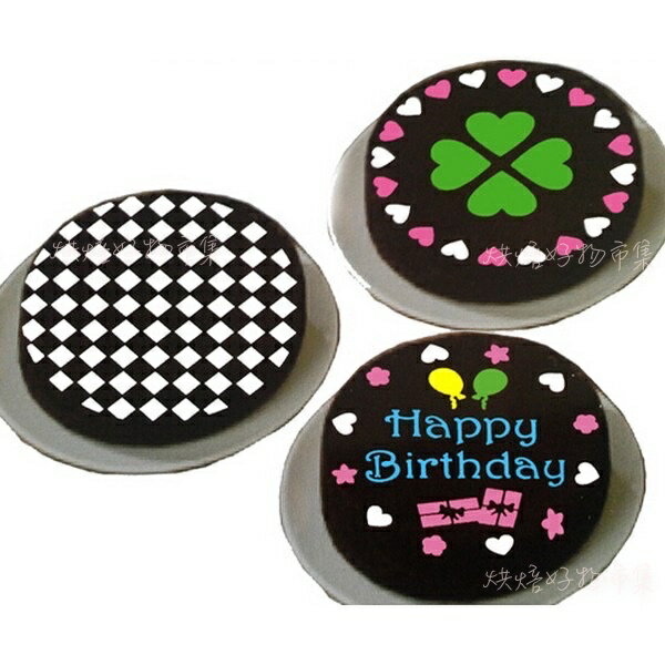 【嚴選&現貨】6吋 8吋 噴花模套裝 粉篩 蛋糕噴花模 印花模 提拉米蘇 巧克力蛋糕 糖粉篩 聖誕節 拉花 烘焙工具 5