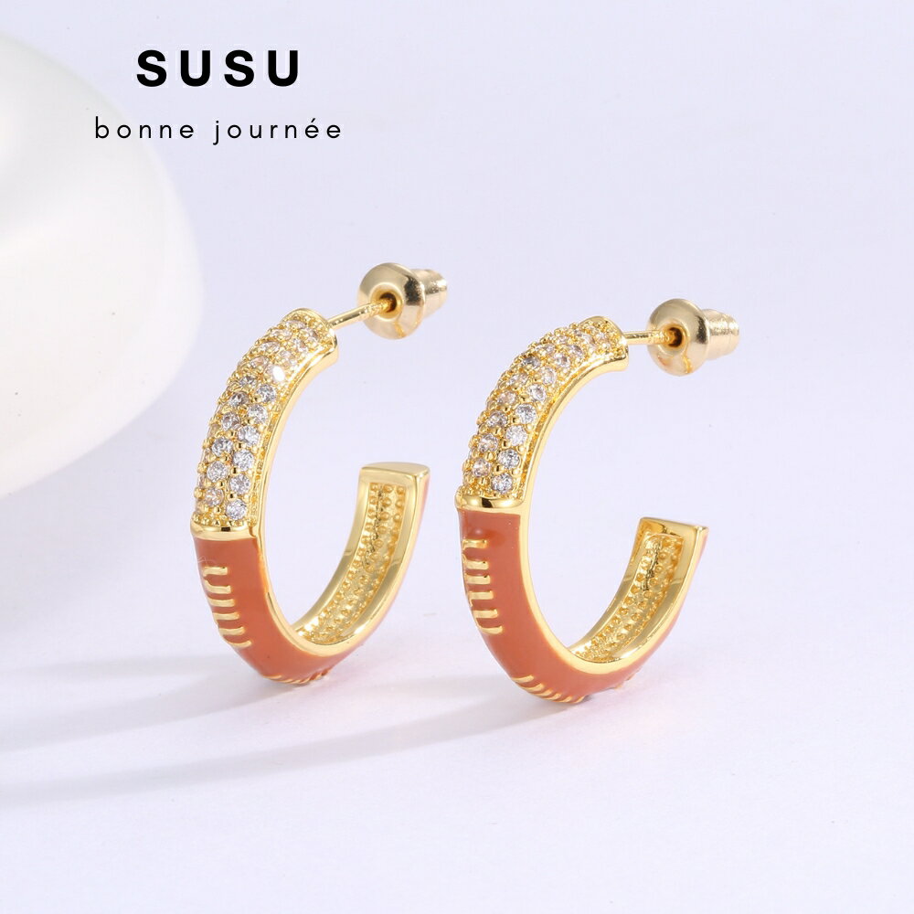 SU SU︱魔力圈圈耳環❤️日韓 明星 熱銷 925純銀 防過敏 飾品 耳環 項鍊 手鍊 穿搭 百搭 時尚 4