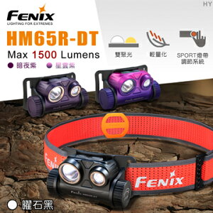 【【蘋果戶外】】FENIX 赤火 HM65R-DT【1500流明】高性能鎂合金越野跑頭燈 18650 USB Type-C充電