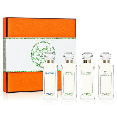 Hesmes 愛馬仕 花園系列 香水禮盒 7.5ML*4 (地中海 / 屋頂 / 尼羅河 / 李先生)｜期間限定◆秋冬迷人香氛