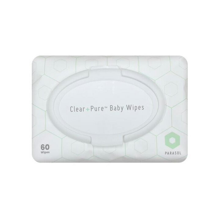 Parasol Clear+Pure 極厚天然肌護濕紙巾60抽-單包入|濕巾|柔濕巾|彌月禮