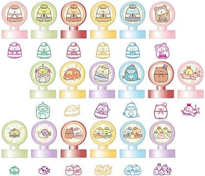 日本 ENSKY 角落生物電影版 奇幻的玩具工廠 印章收藏 蓋章 郵戳 角落小夥伴 盒玩 劇場版 收藏 熊廠長 水龍蜥蜴【小福部屋】 1