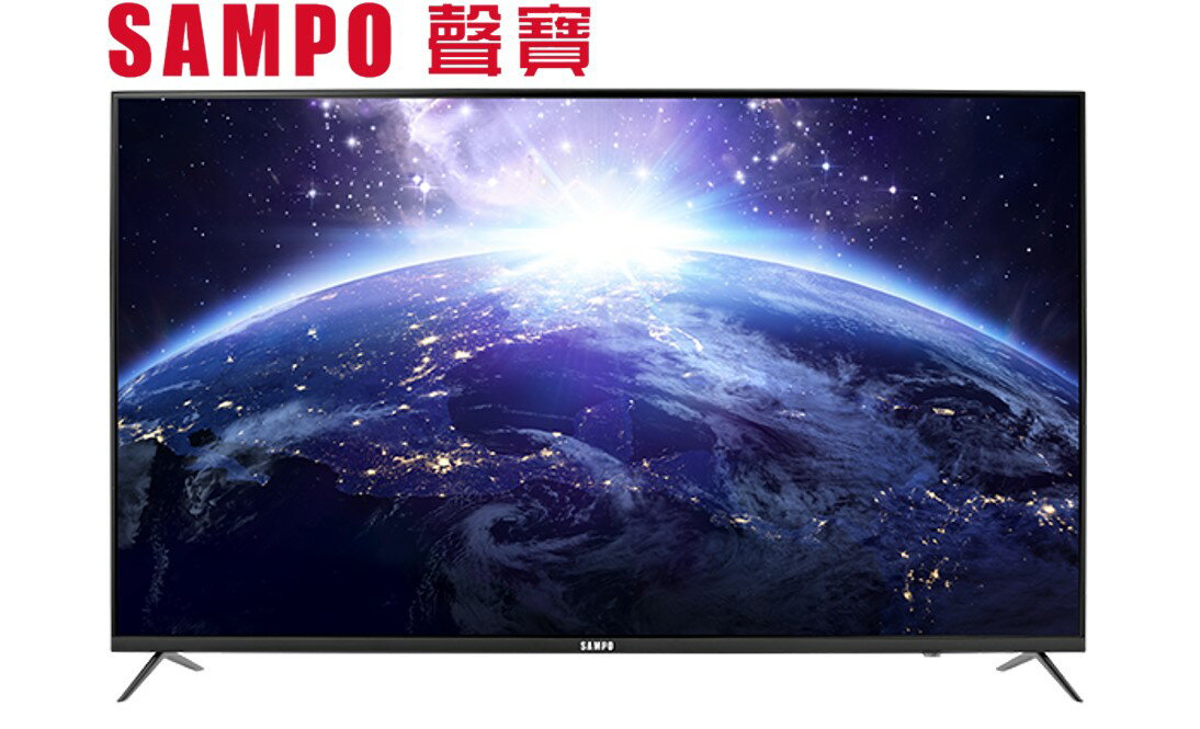 SAMPO 75型4K UHD Smart LED電視 EM-75HC620 【寬1669*深333*高1029 mm (含腳座)】