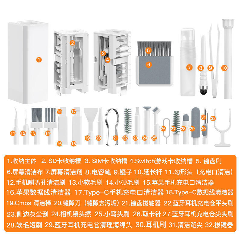 出貨丶手機電腦耳機灰塵清理工具多功能電腦鍵盤深度清潔螢幕清洗