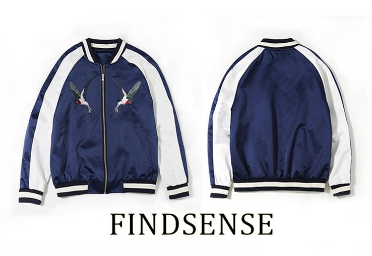 FINDSENSE 品牌 燕子 夾克外套 防風 潮流棒球外套 精品 規格 訂做
