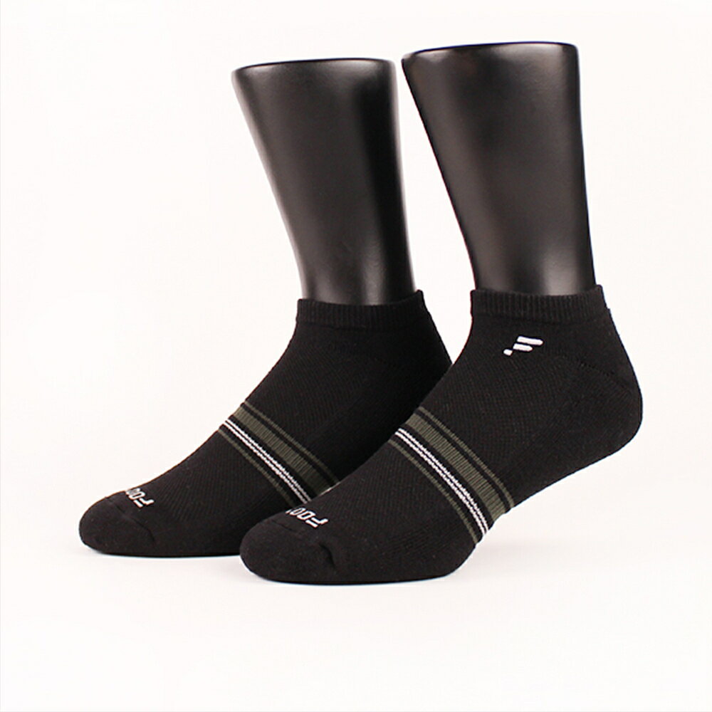 FOOTER 日常必備氣墊船短襪 除臭襪 運動襪 襪子 短襪(男-K181L/XL)
