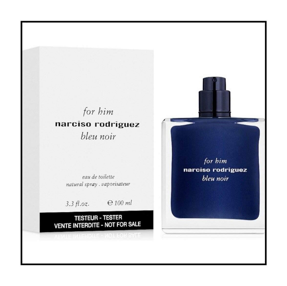 Narciso Rodriguez For Him Bleu Noir 紳藍 男性淡香水 Tester 100ML (無蓋) ❁香舍❁ 母親節好禮