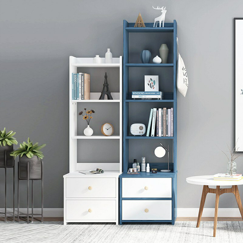 床頭柜簡約現代北歐風 ins臥室高款簡易置物架迷你小型柜子儲物柜
