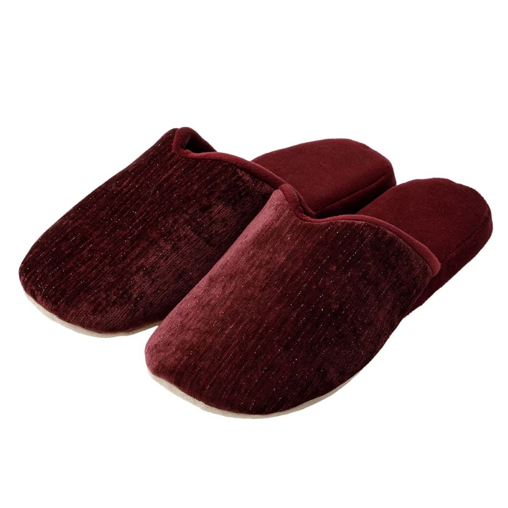 【DECO HOME商品】包頭室內拖鞋 GLITTER VELOR DRO M(DH) NITORI宜得利家居