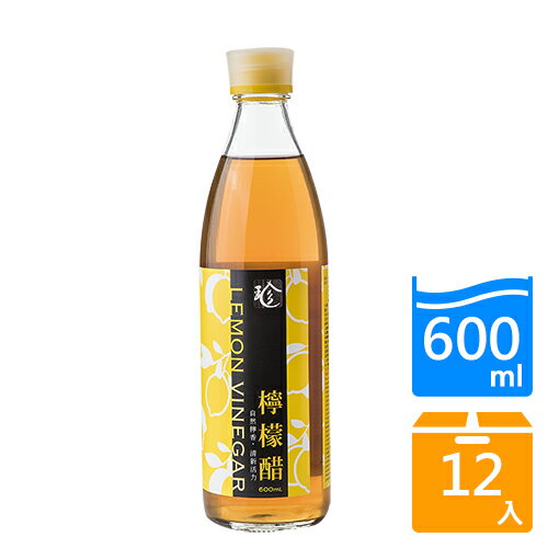 百家珍檸檬醋600mlx12【愛買】
