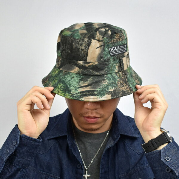 漁夫帽 滿版叢林雙面休閒【NHD39】