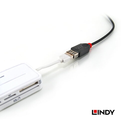 (現貨)Lindy林帝 31935 USB2.0 MicroB公 轉 A母 OTG傳輸線 0.5M 4