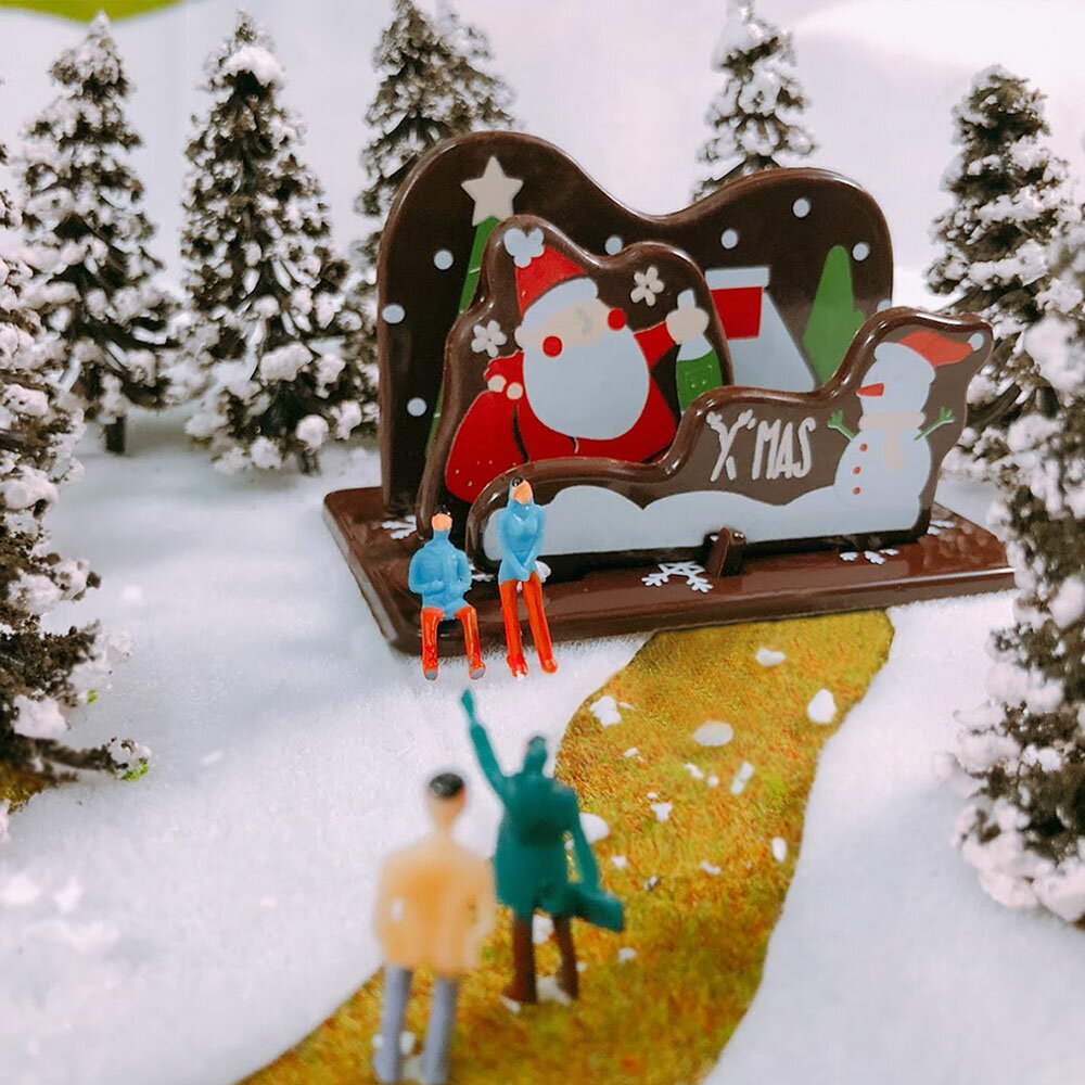 立體拚圖聖誕巧克力-限定款(53g/片)｜Kreative Chocolate創意巧克力