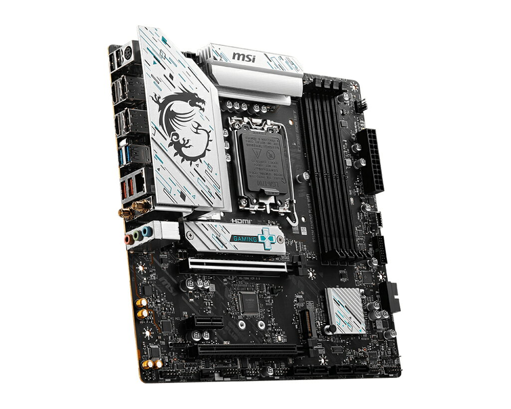 MSI 微星 B760M GAMING PLUS WIFI M-ATX DDR5 1700腳位 主機板 3