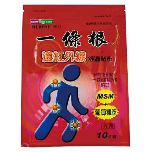 藥聯 得力一條根遠紅外線貼布10片/包