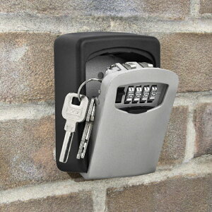 戶外防盜密碼鎖鑰匙收納盒壁掛式門口入戶門備用家用房卡保管箱 全館免運