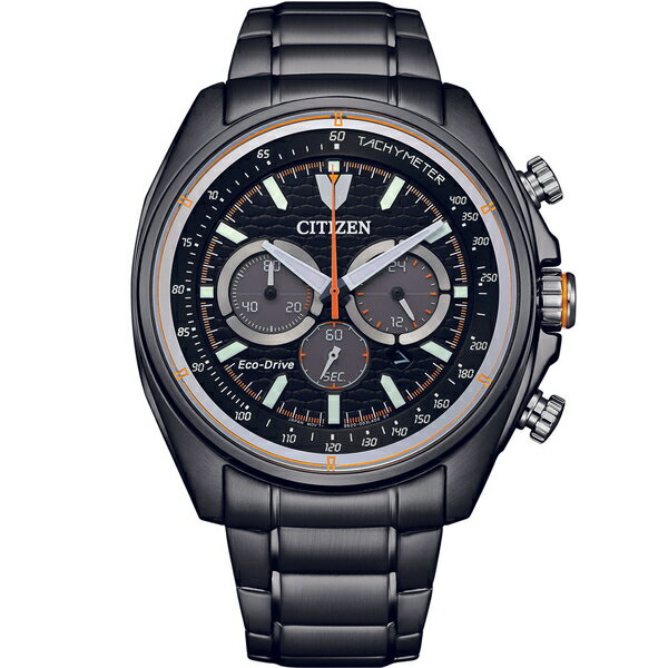 CITIZEN 星辰錶 追速極限光動能計時錶(CA4567-82H)-44.7mm-黑面鋼帶【刷卡回饋 分期0利率】【APP下單22%點數回饋】
