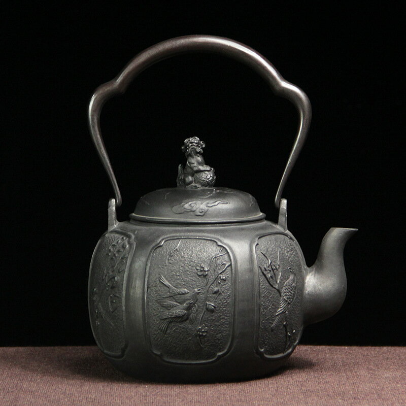 大容量老鐵壺原鐵壺日本南部鑄鐵無涂層手工養生煮水燒水鐵壺茶具
