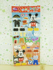 【震撼精品百貨】Micky Mouse 米奇/米妮 貼紙-換衣服 震撼日式精品百貨