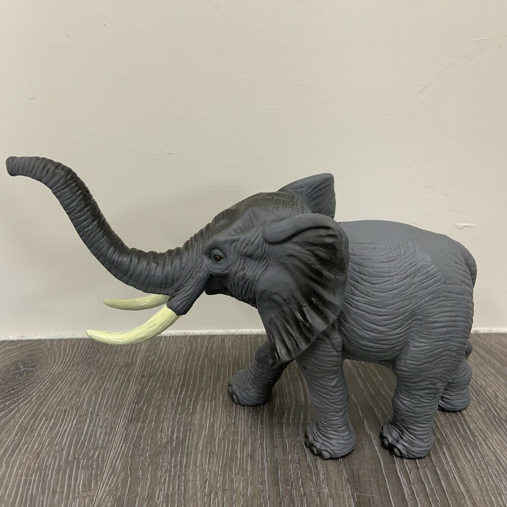 【玩具兄妹】現貨! 軟膠大象 大象模型 大象 象頭可轉動 仿真動物 仿真大象 動物模型