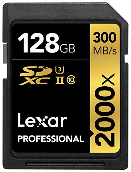 【新博攝影】Lexar 雷克沙 Professional 2000x 128GB SDXC UHS-II/U3 Card (寫入速度260MB/s (台灣公司貨)終身保固