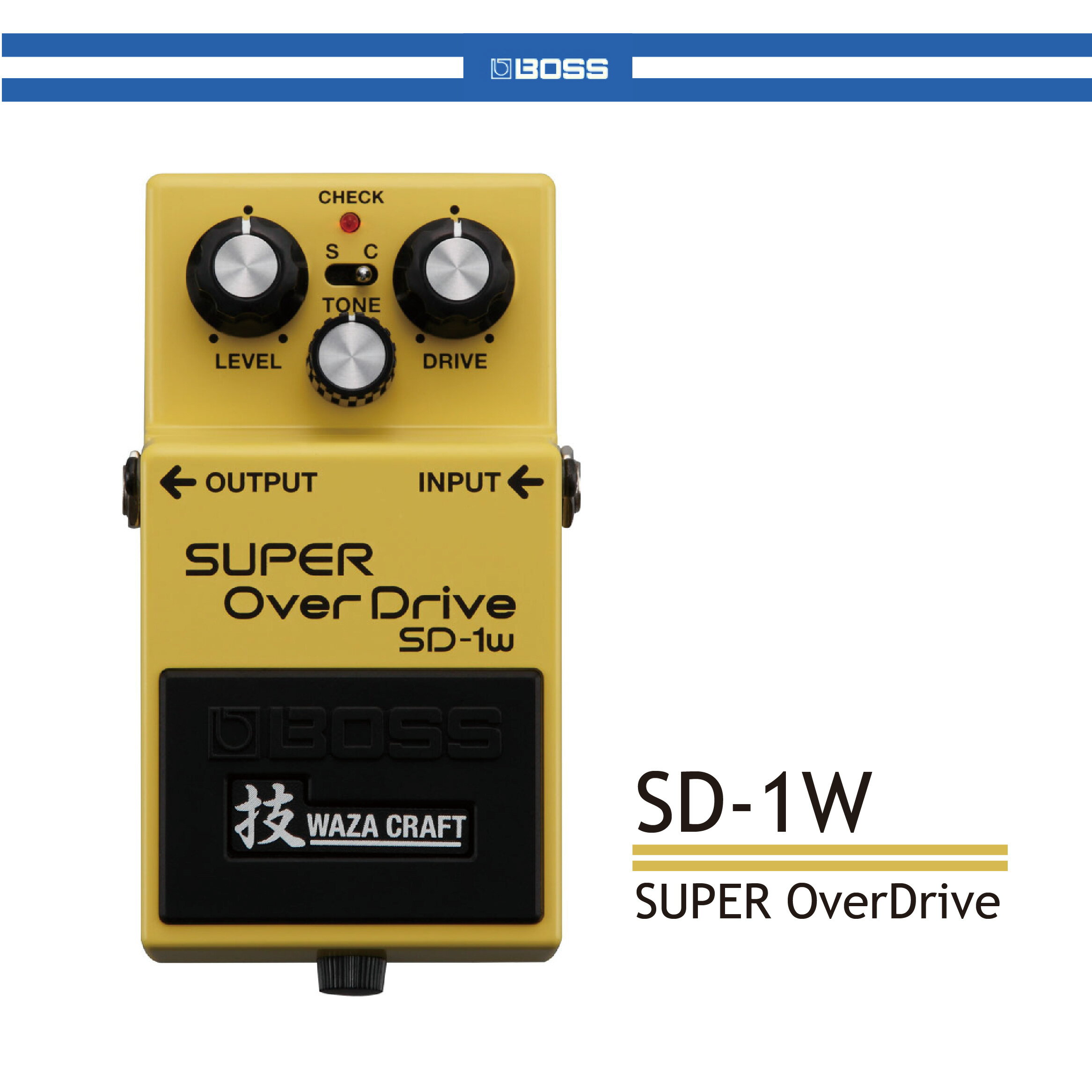 非凡樂器】BOSS SD-1W 效果器Waza Craft系列Super OverDrive | 非凡