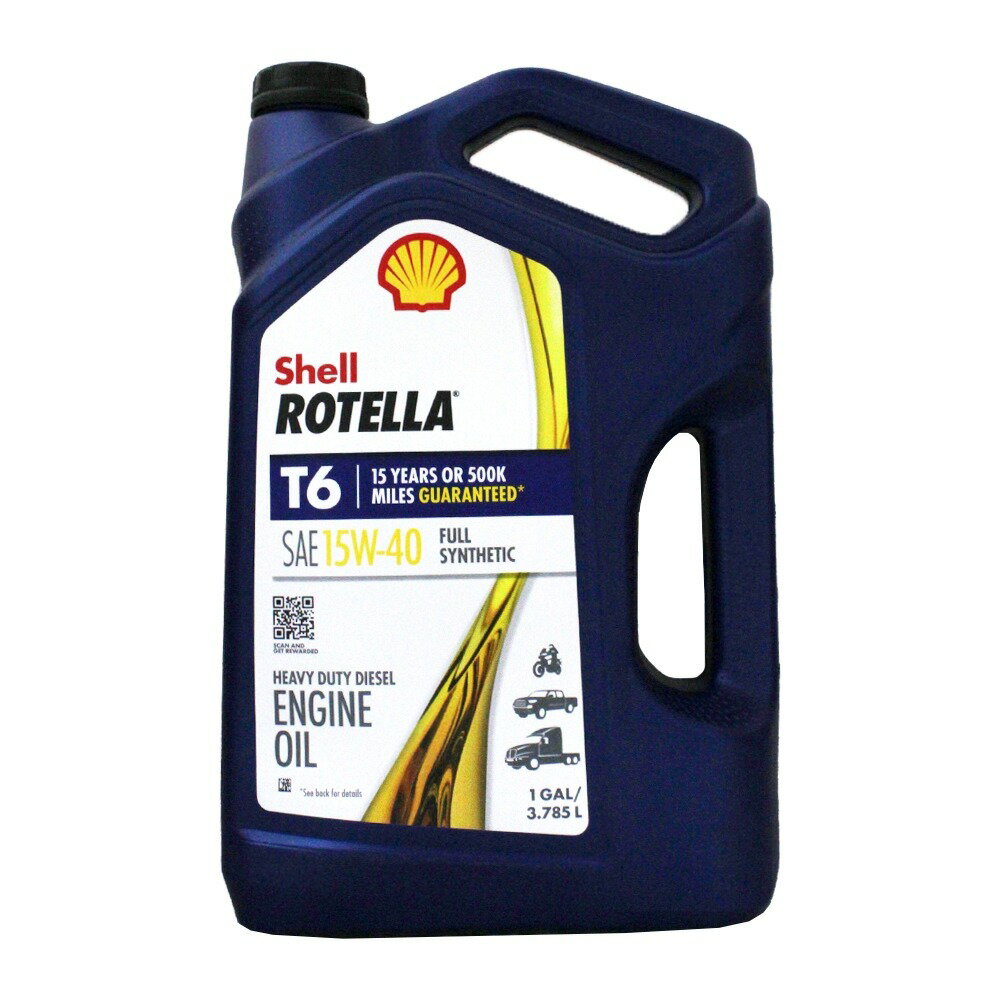 SHELL ROTELLA T6 15W/40 全合成機油【299免運領券再享折扣】