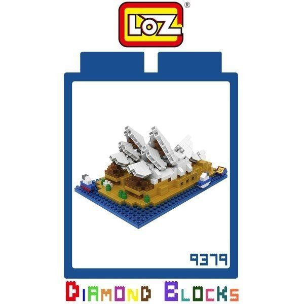 【東洋商行】LOZ 迷你鑽石小積木 澳洲 雪梨歌劇院 樂高式 益智玩具 組合玩具 原廠正版 世界建築系列