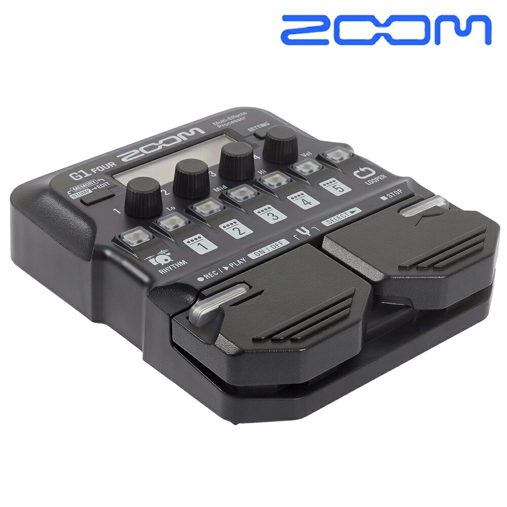 非凡樂器『ZOOM』電吉他綜合效果器 G1 FOUR / 新手入門首選
