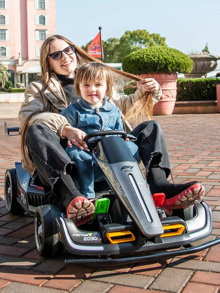 卡丁車兒童電動車四輪漂移車遙控男女小孩童車充電玩具汽車可坐人