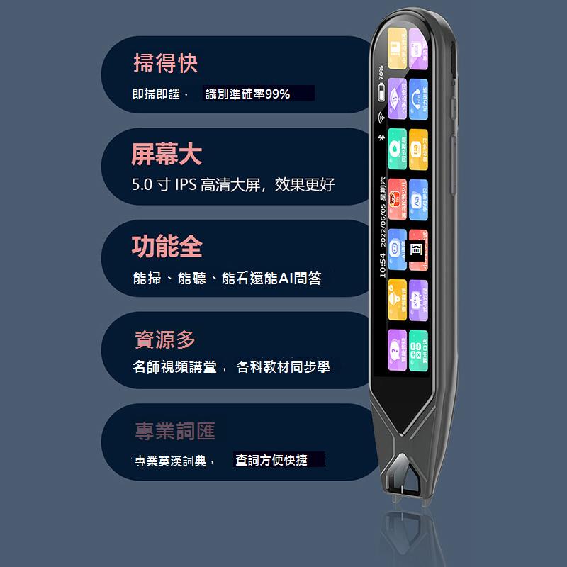 俄德西語點讀筆離線高中生日語掃描翻譯機初中生英語電子詞典韓語