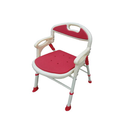 收合洗澡椅桃紅(FZK-168) (單個)【杏一】