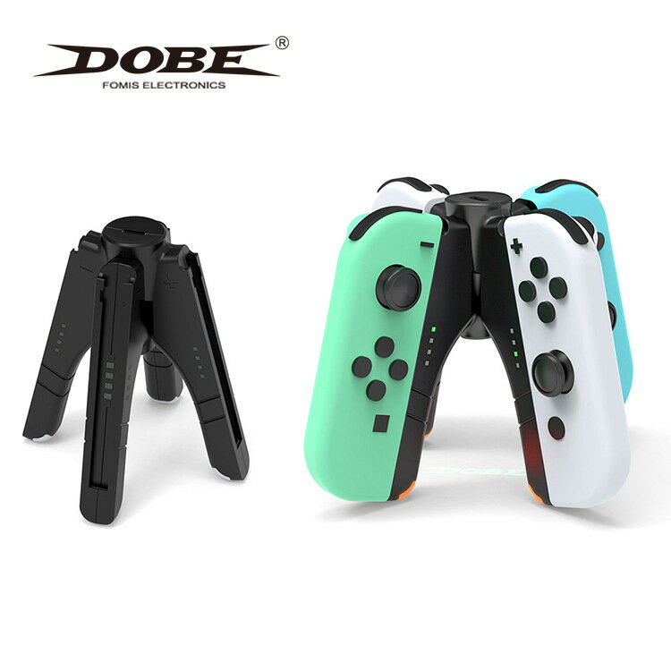 Switch OLED手柄四合一組合座充任天堂joycon手柄可拆卸充電器